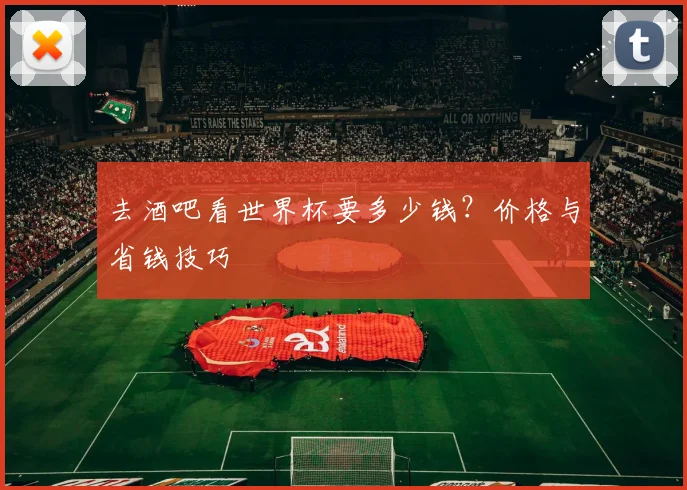 去酒吧看世界杯要多少钱?价格与省钱技巧